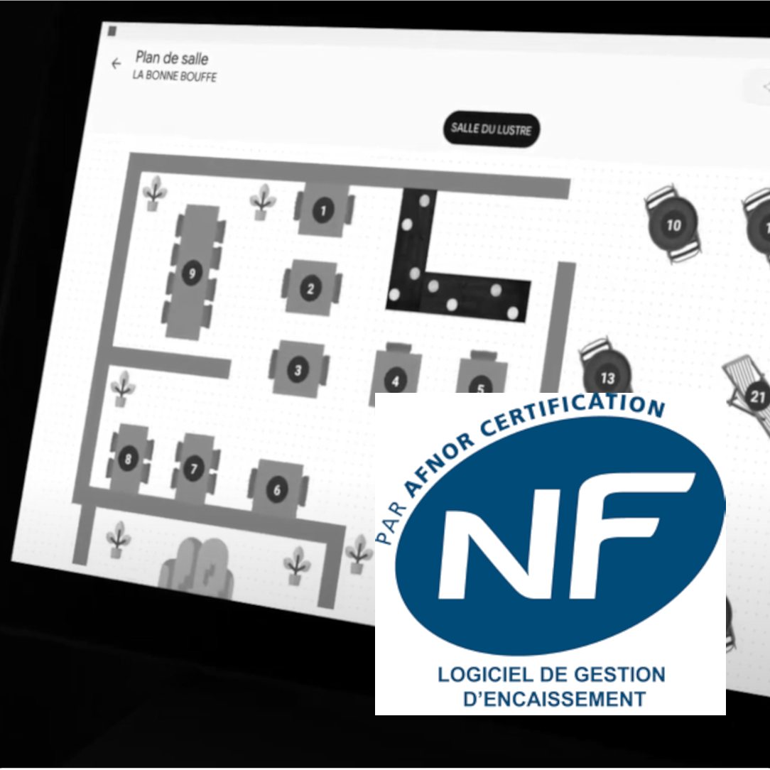 Logiciel de gestion d'encaissement certifié NF par AFNOR Certification